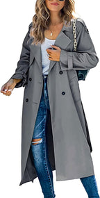 Victoria | Zeitloser und eleganter langer Trenchcoat