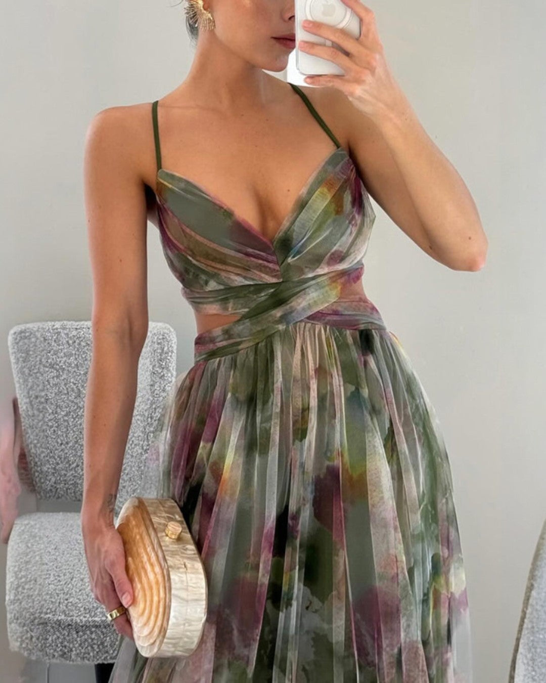 Mandy | Zauberhaftes Maxikleid mit Blumenprint
