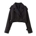 Karla | Stilvoller und vielseitiger kurzer Trenchcoat
