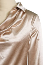 Demi - Elegante Bluse mit drapiertem Kragen