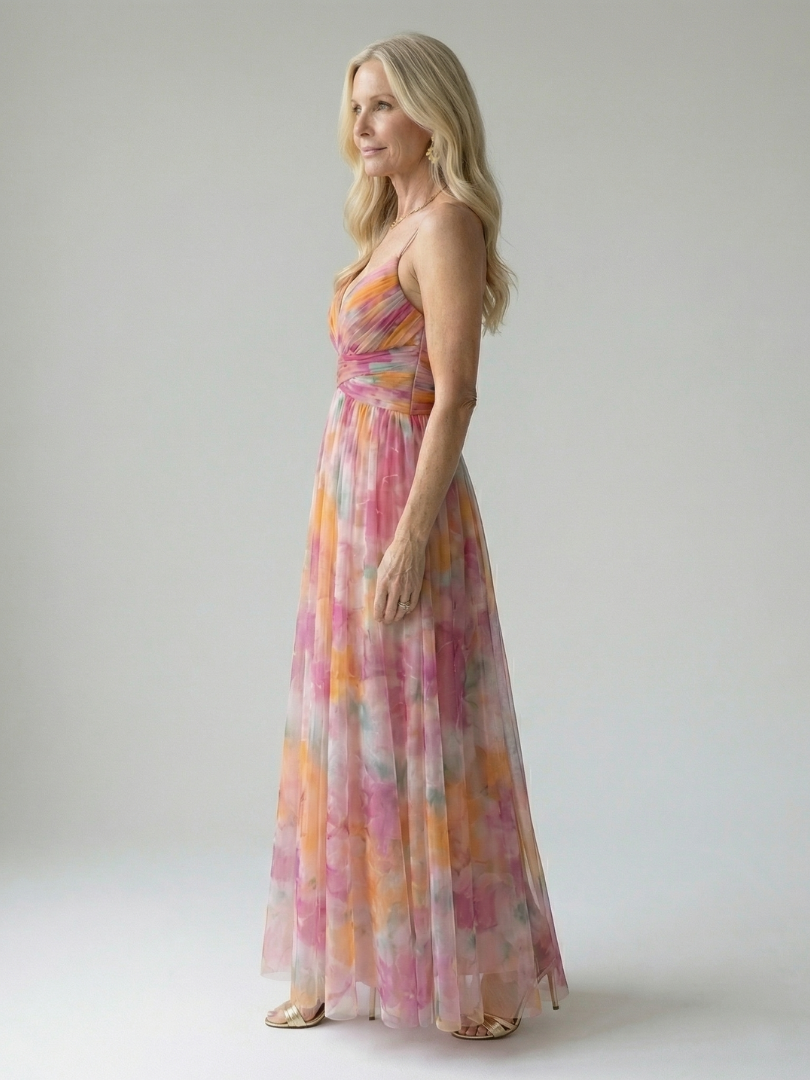 Charlotte | Weiches Wickel-Maxikleid