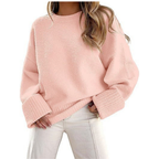 Gemützlicher Oversize-Flausch-Strickpullover - wolkenweicher Komfort, lockere Passform