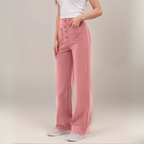 Elastische Hose mit hoher Taille