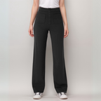 Elastische Hose mit hoher Taille