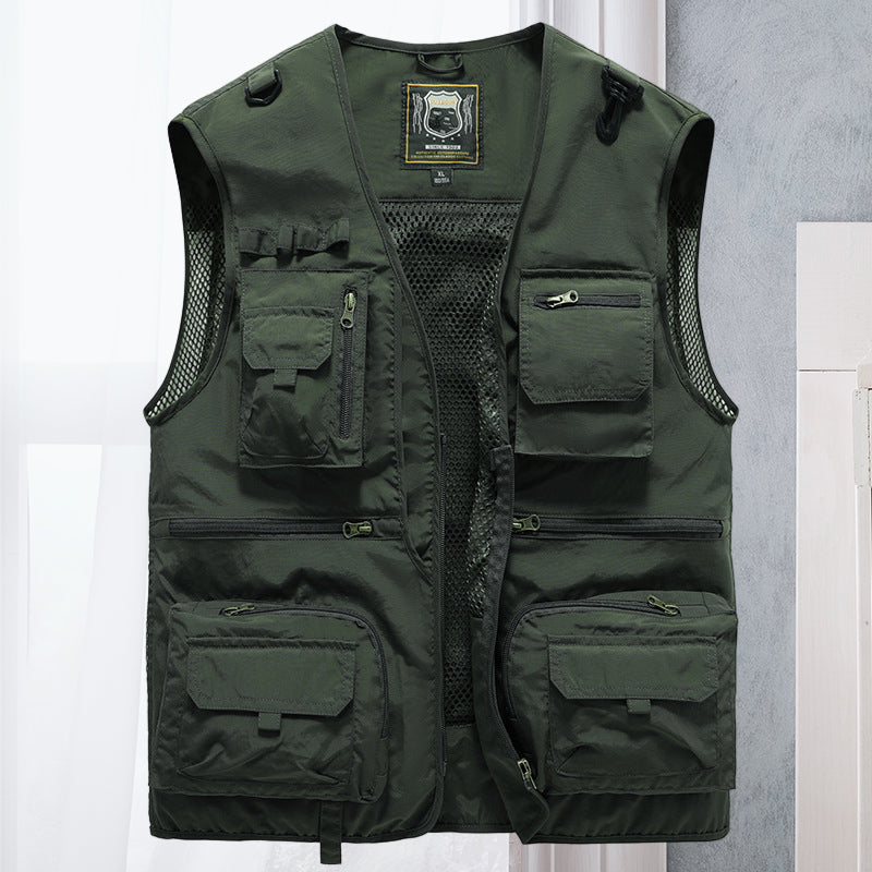 Livia | Weste mit Mehrtaschendesign und Netzfutter