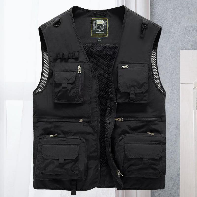 Livia | Weste mit Mehrtaschendesign und Netzfutter