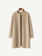 Langer Strickcardigan