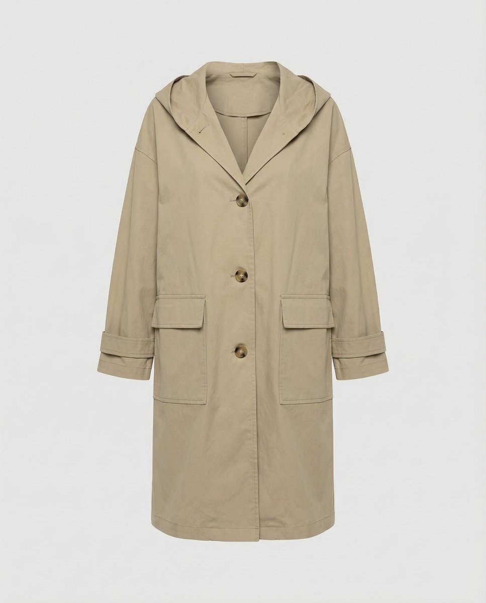 Jessica | Lässiger wasserdichter Trenchcoat