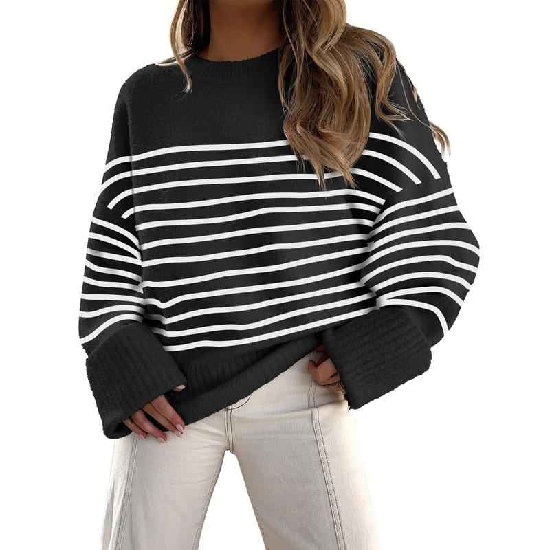 Kuscheliger Langarm-Rundhals-Pullover für Wärme und Komfort im Alltag