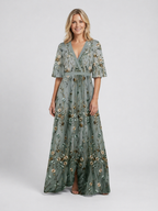 Amelie | Maxikleid mit Blumenmuster