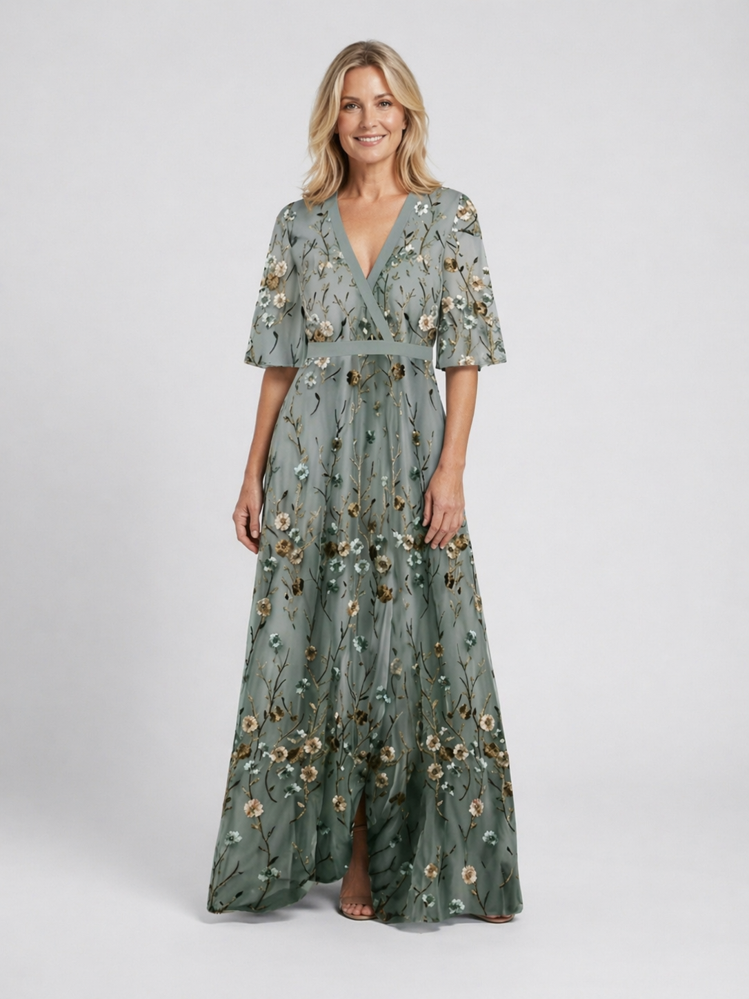 Amelie | Maxikleid mit Blumenmuster