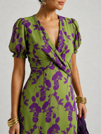 Michaela | Midikleid mit Blumenmuster