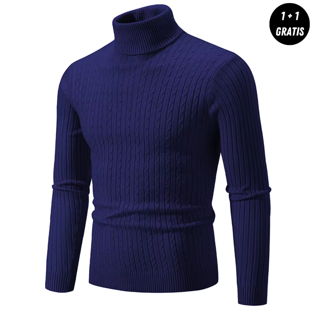 Gemütlicher Rollkragen-Strickpullover