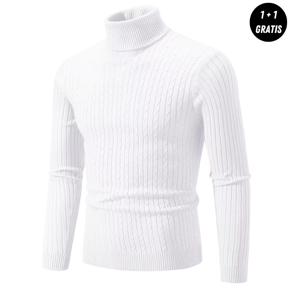 Gemütlicher Rollkragen-Strickpullover