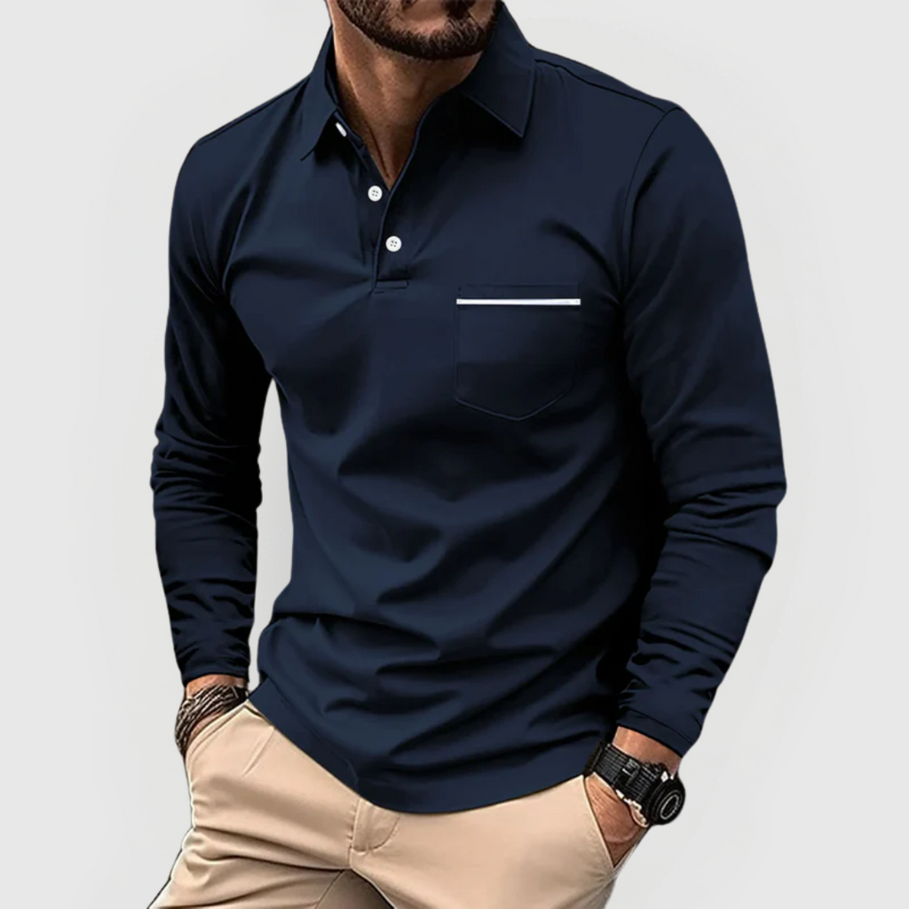 Elegantes und bequemes Polo mit praktischer Tasche