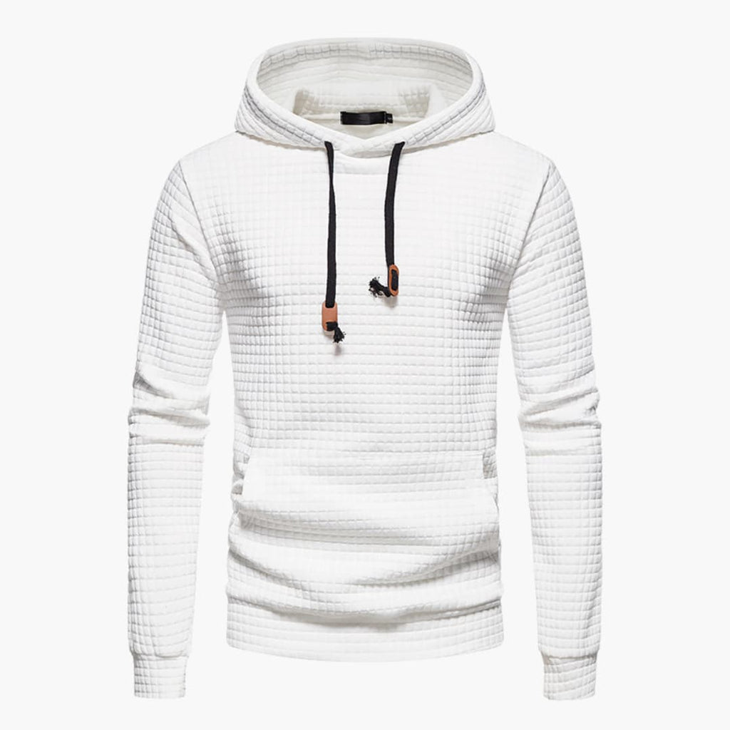 Marco | Herren bequemer Kapuzenpullover mit strukturierter Optik