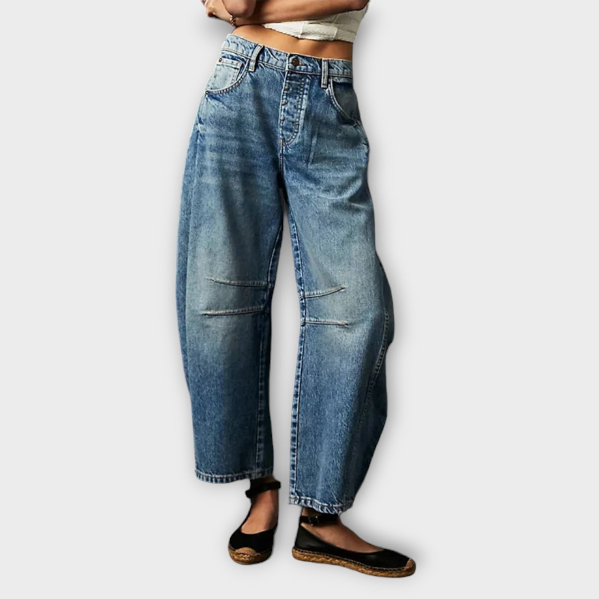 Locker sitzende Komfort-Jeans