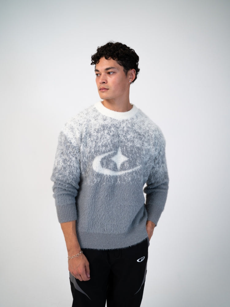 Kuscheliger, flauschiger Mohair-Pullover