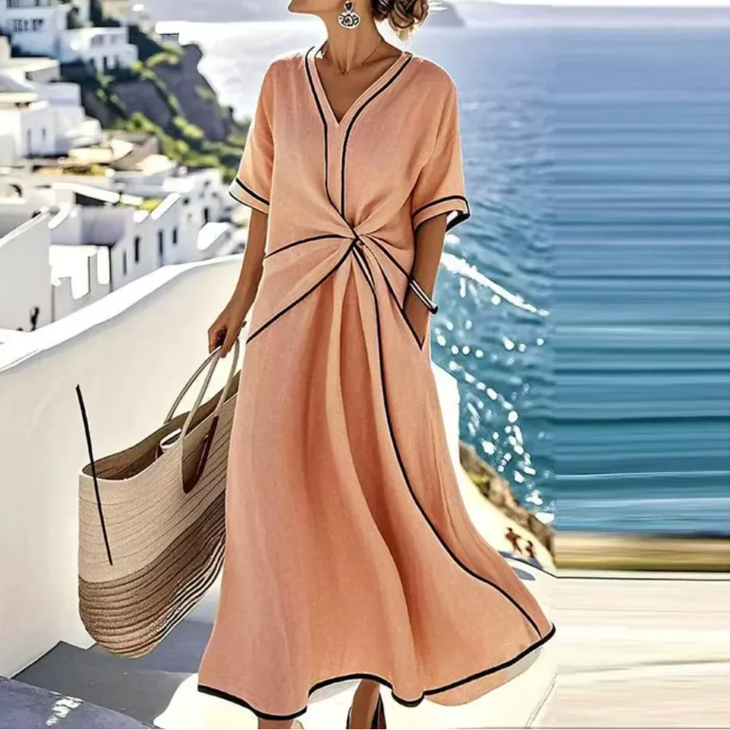 Lockere, elegante Kleid