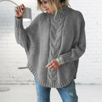 Eleganter Damen-Strick-Rollkragenpullover für stilvolle Wärme