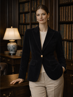 Blazer mit Goldenen Knöpfen