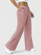 Bequeme Weite Hose mit Eleganten Details