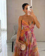 Mandy | Zauberhaftes Maxikleid mit Blumenprint