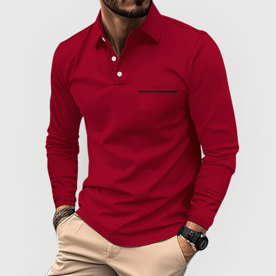 Elegantes und bequemes Polo mit praktischer Tasche