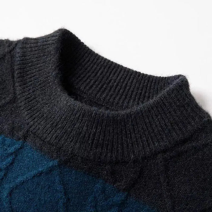 Eleganter Jacquard-Pullover für wohlige Wärme an kalten Tagen