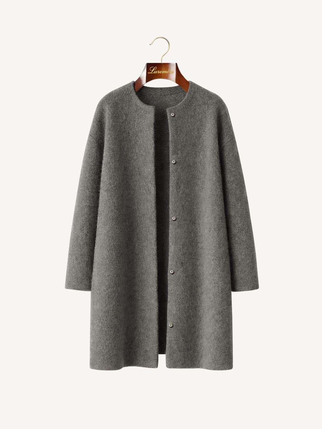Langer Strickcardigan