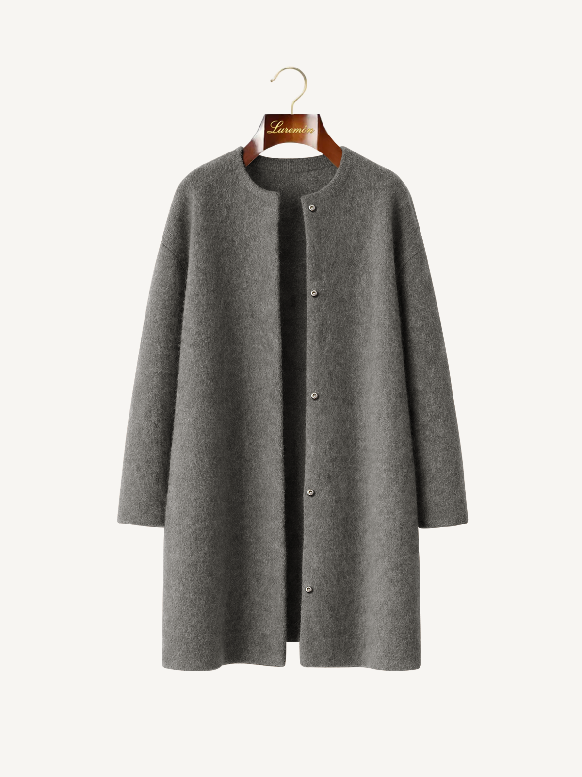 Langer Strickcardigan