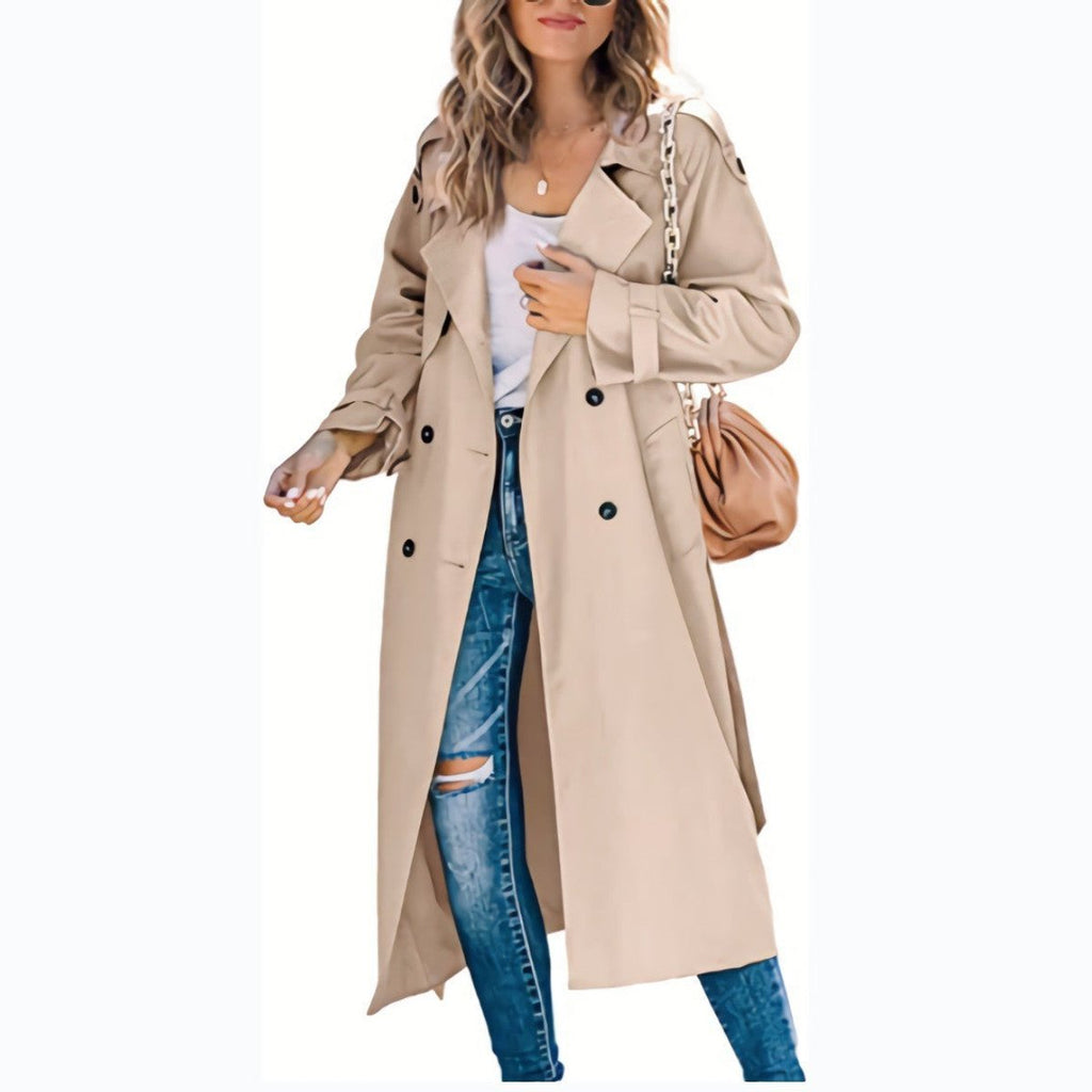 Victoria | Zeitloser und eleganter langer Trenchcoat