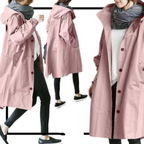 Madeline | Eleganter Trenchcoat mit Kapuze für zeitlosen Alltagsstil