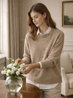 Bequemer Damen Strickcardigan