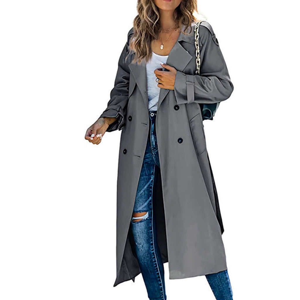 Victoria | Zeitloser und eleganter langer Trenchcoat
