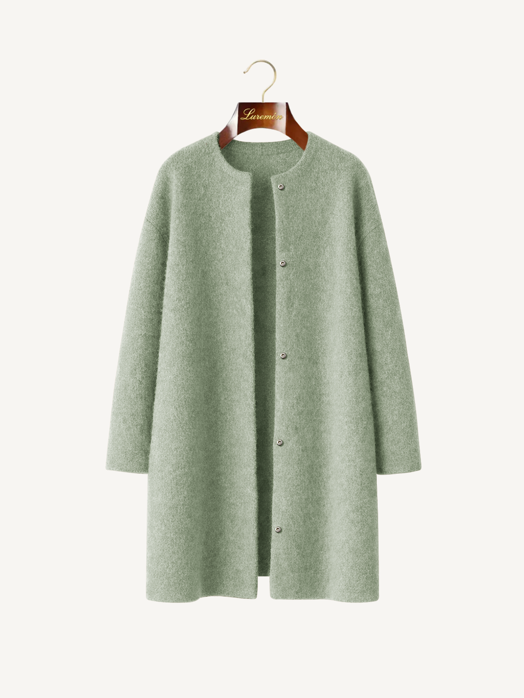 Langer Strickcardigan
