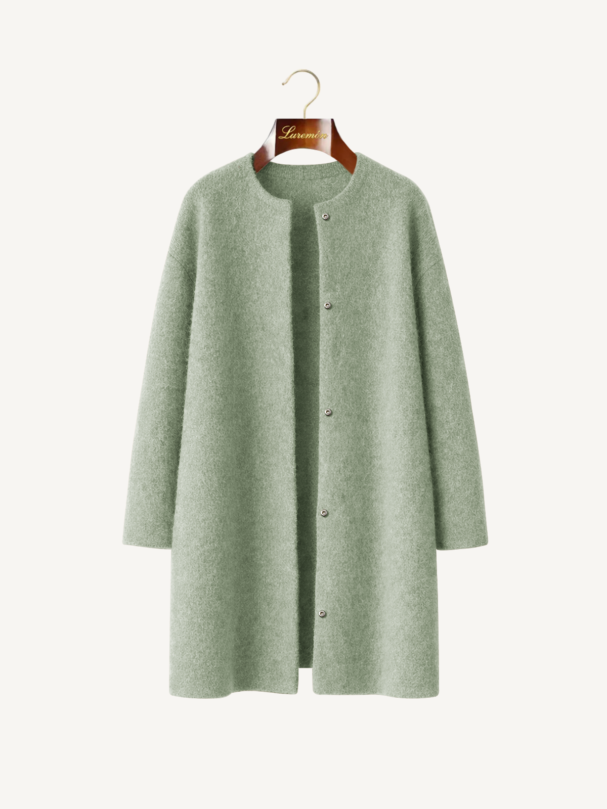Langer Strickcardigan