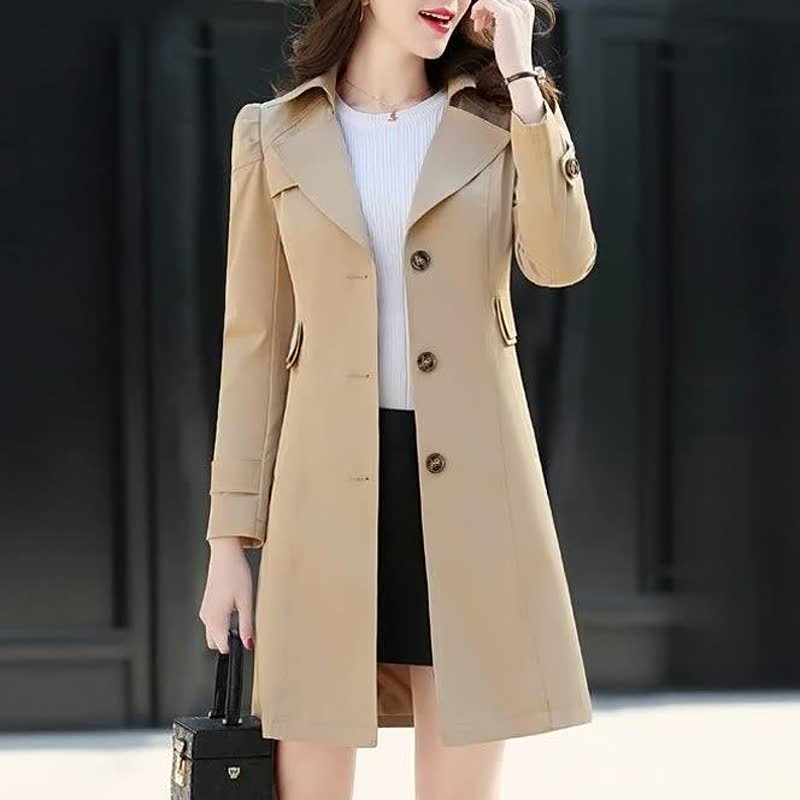 Sara | Eleganter zweireihiger Trenchcoat für zeitlosen Alltagsstil