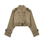 Karla | Stilvoller und vielseitiger kurzer Trenchcoat