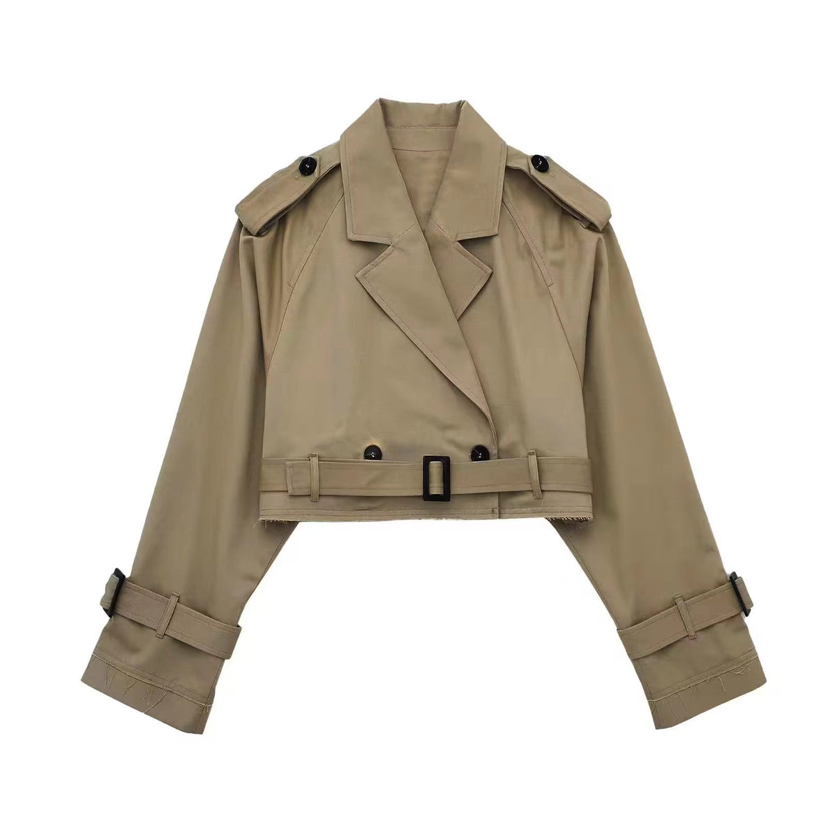 Karla | Stilvoller und vielseitiger kurzer Trenchcoat