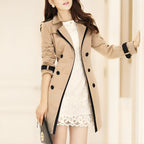 Genevieve | Eleganter Longline-Trenchcoat mit Gürtel