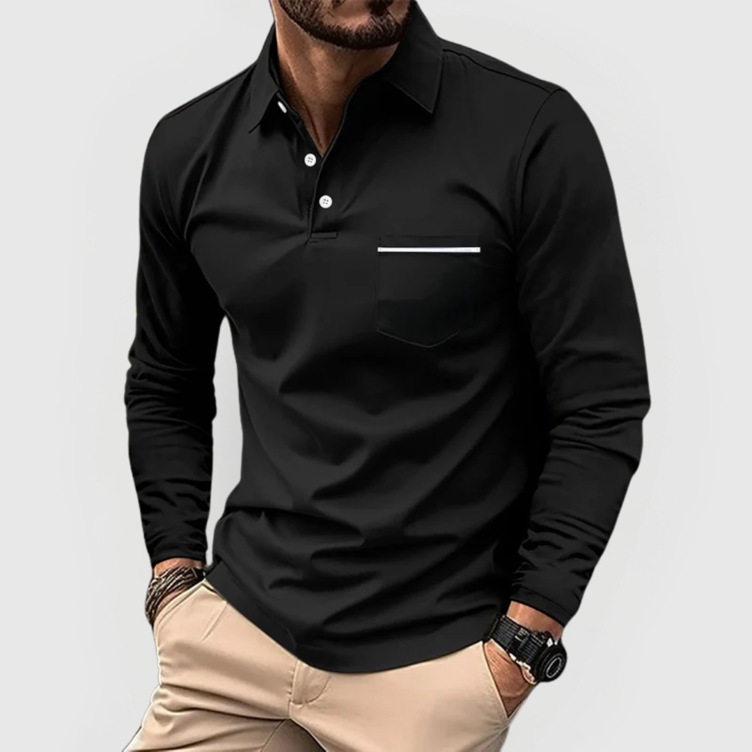 Elegantes und bequemes Polo mit praktischer Tasche