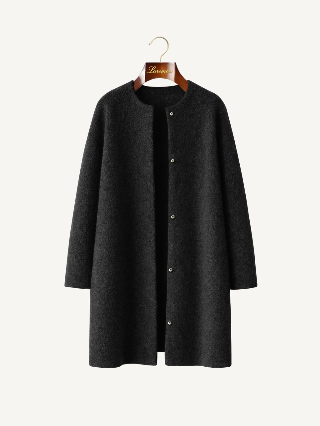 Langer Strickcardigan