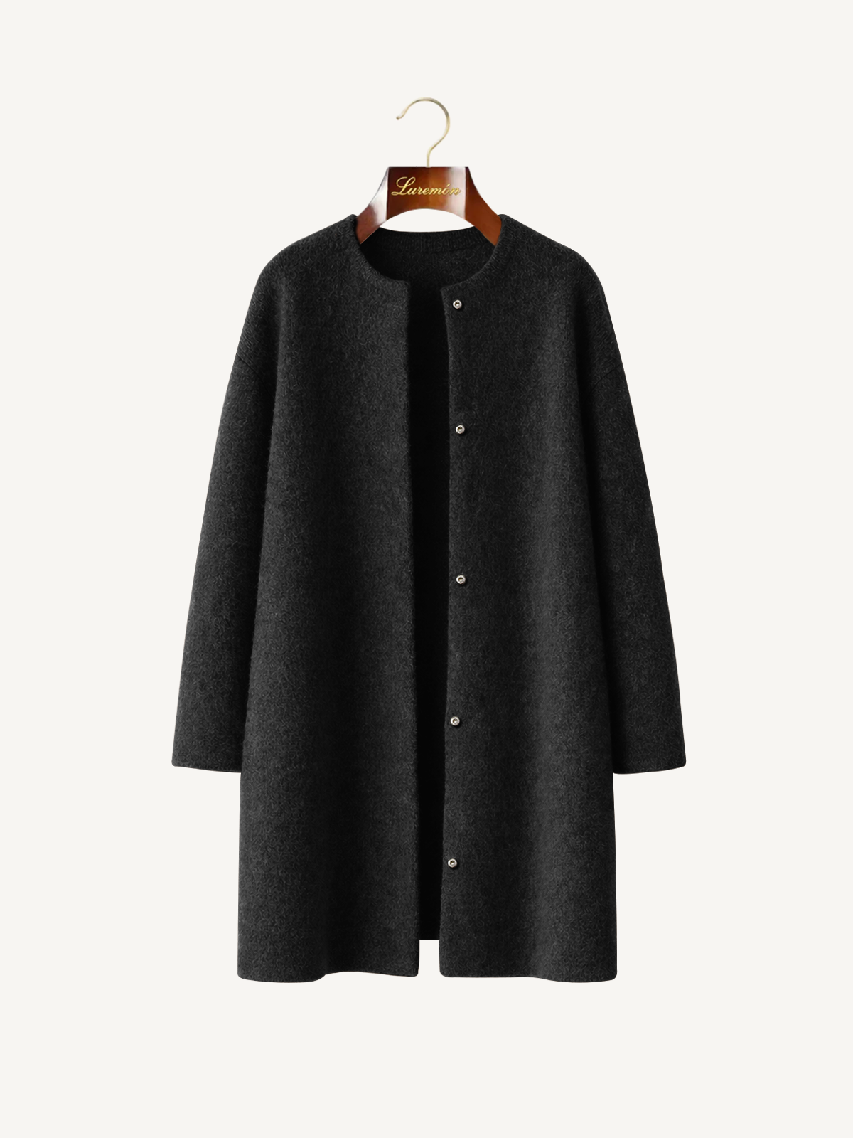Langer Strickcardigan