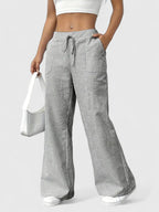 Bequeme Weite Hose mit Eleganten Details