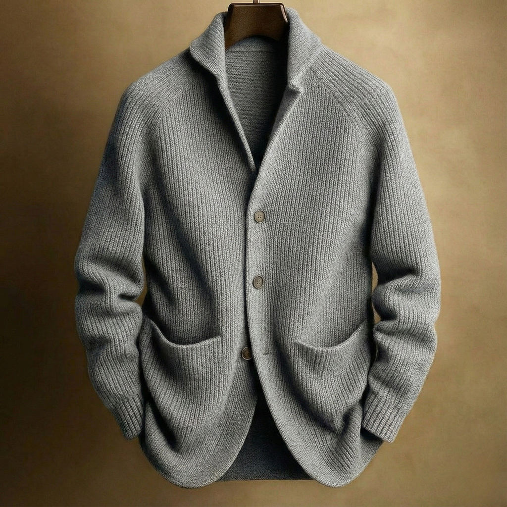 SILVORO | STRICKJACKE AUS RIPPWOLLE FÜR HERREN