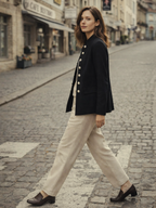 Blazer mit Knopfleiste