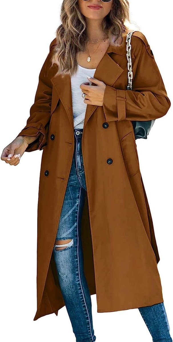 Victoria | Zeitloser und eleganter langer Trenchcoat