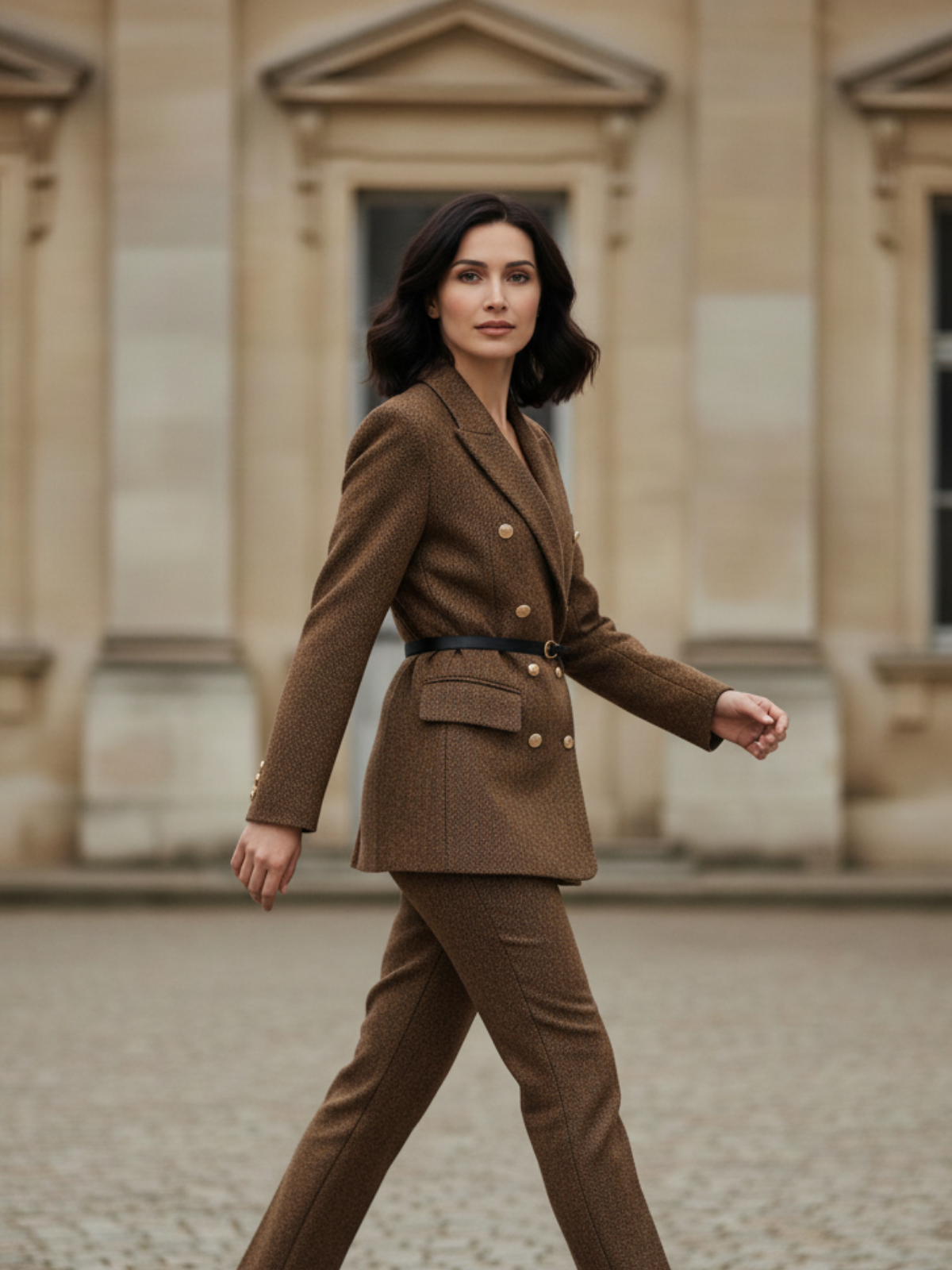 Zweireihiger Tweed