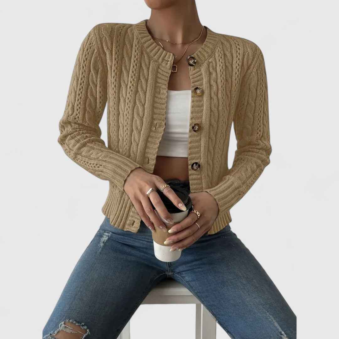 Eleganter trendiger Cardigan für einen schicken Look Damen